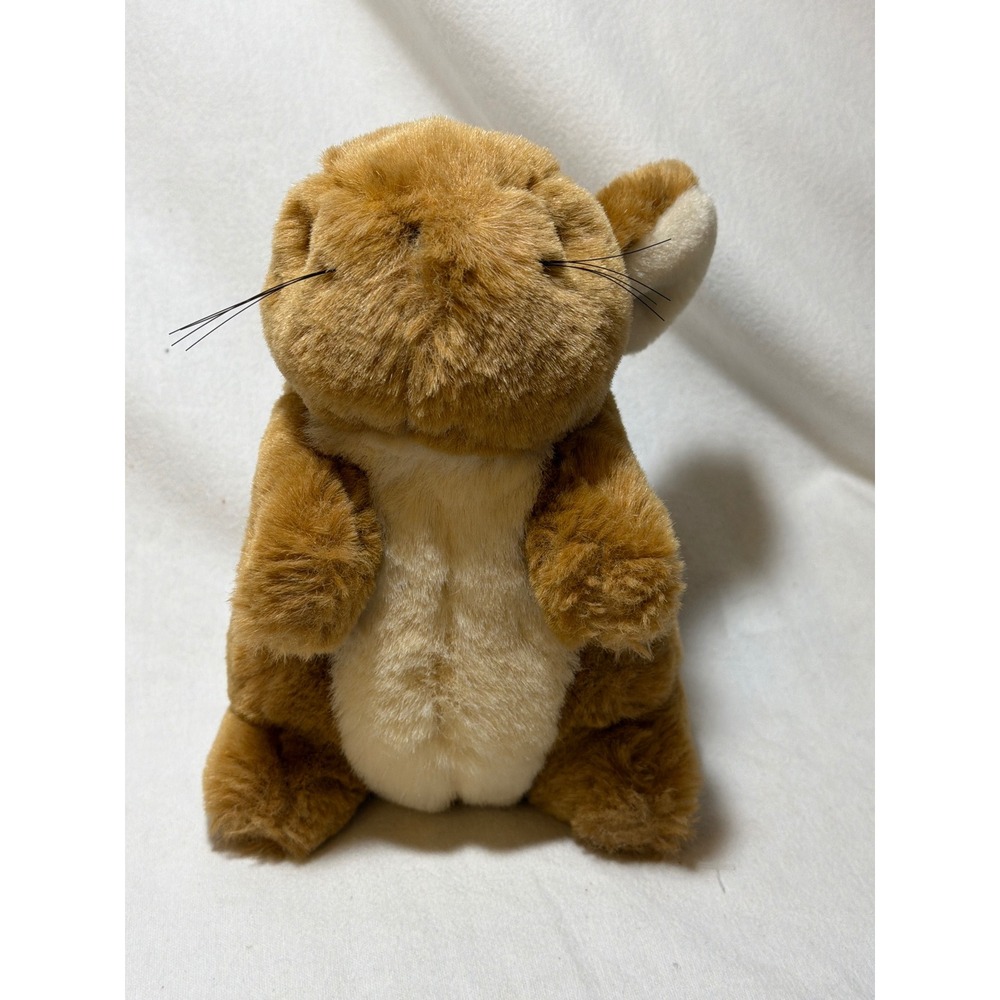 Eden Toys Peter Rabbit Vintage Plush Brown Bunny Beatrix Potter Stuffed Animal